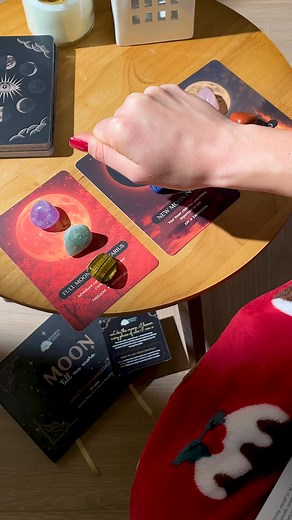 🎁 This gifting season, skip the ordinary- give lunar clarity and cosmic guidance. Our Moon Oracle Deck comes with 50 beautifully illustrated cards, a 100-page beginner-friendly guidebook, and we’re including a FREE Digital Lunar Guide for 2026- a complete roadmap to the moon’s rhythms and how they affect your energy. Whether you’re new to oracle cards or a seasoned moon lover, this set helps you understand every lunar phase, eclipse, and cosmic shift — plus 8 surprise crystals to support your s