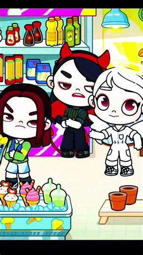 Two guardian angels 😈😇 #avatarstory #pazugames #avatarworld