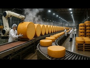Inside a Modern Cheese Factory: From Fresh Milk to Aged Blocks (Full Process Explained)
