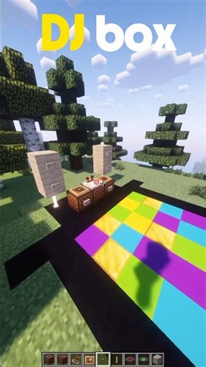 How to make a DJ box in Minecraft #minecraft #shorts ￼