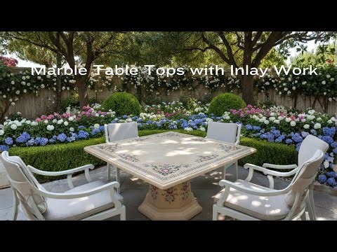 Discover the Art of Marble Inlay Table Tops