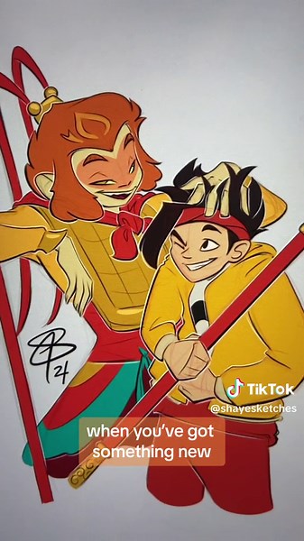 Sun Wukong and Macaque | LEGO Monkie Kid Fanart