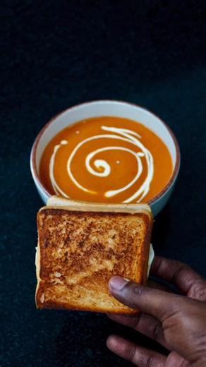 karthi cooks | Karthikeyan Selvaraj on Instagram: "Tomato soup🍅 🍜 INGREDIENTS * Tomatoes 🍅-4-5 no’s ripe( medium sized) * Red pepper -1 no’s - (medium sized) * Garlic 🧄-4 to 5 cloves * Onions 🧅-1 large * Sun-dried tomatoes 🍅-2-3 pieces * Olive oil -10-15 ml * Salt 🧂- to taste * Pepper-1 tsp * Seasoning powder - one pinch * Butter 🧈-5 -10 gms * Cream-10-15 ml METHOD * Heat oil start cooking the veggies on a high fire for two minutes once it got nice colour cover and cook for 4-5 minutes o