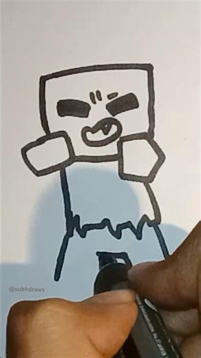 How to draw simple cartoon #art #drawing #simpledrawing