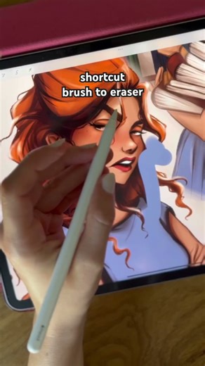 What are your fav Procreate shortcuts? #procreatetutorials #procreateforbeginners