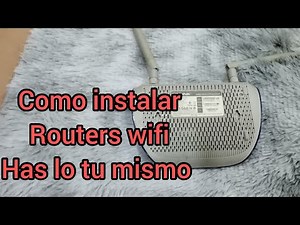 COMO INSTALAR ROUTER WIFI EN LA PARED, ////A LO TU MISMO///