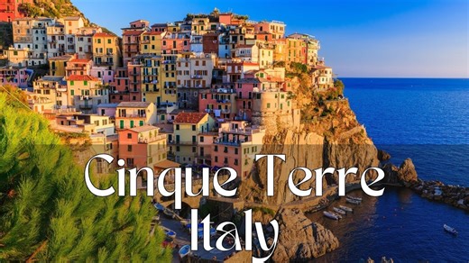 Cinque Terre Italy 4K | Stunning drone views of Riomaggiore & the five villages