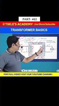 TRANSFORMER BASICS IN ELECTRICAL ENGINEERING (PART 62) #shorts #tiklesacademy
