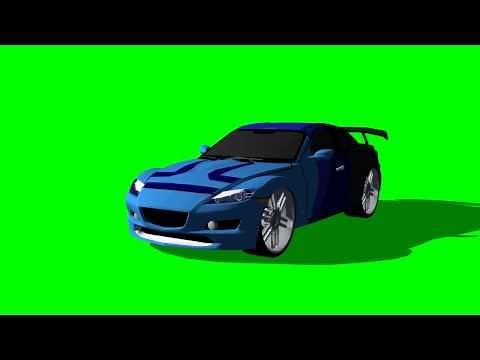 RX8 - Fast and the Furious Car - green screen effects - free use