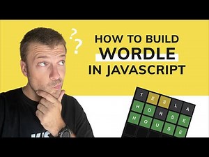WORDLE game in Javascript | Tutorial | How To