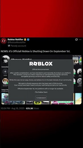Is Roblox Shutting Down