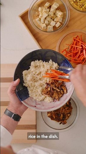 Vibrant Tofu Bibimbap