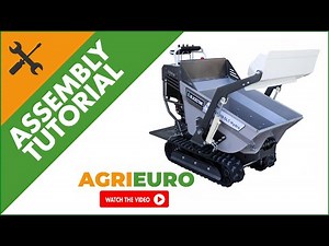 Tracked Barrow Blackstone TB-PRO 5500 DLT-Hydro - Dumper hydraulic barrow 500 Kg - Assembly tutorial