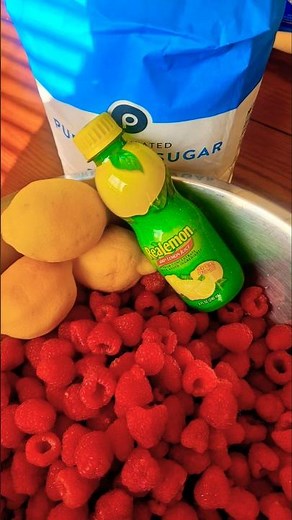 ✨ Homemade Lemon Raspberry Jam in Minutes! 🍋🍓