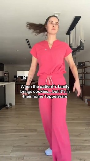 Patients family brings in cookies... #nursehumor #nurses #newgradnurse #healthcarehumor #scrubhacks | ScrubHacks