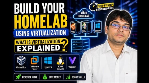 Part1 : How to Build a HomeLab Using Virtualization | What is Virtualization Explained | Abhishek p