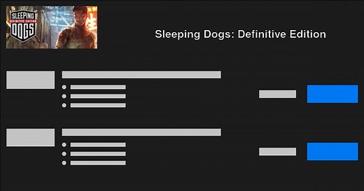 以便宜的价格购买 Sleeping Dogs: Definitive Edition - 价格比较
