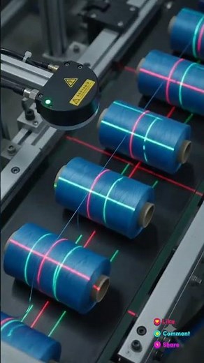 How Sewing Thread Is Made 🧵 | Cotton to Colorful Thread | Satisfying Factory Process | AI 4K