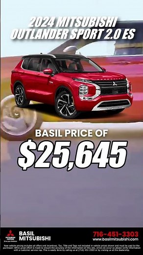 2024 Mitsubishi Outlander Sport 2.0 ES – The Perfect Compact SUV for Every Adventure!