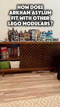 Fitting the LEGO Arkham Asylum into your LEGO city (it kind of works with other modular buildings…)