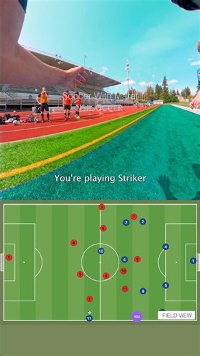 You’re playing striker and you just got the ball, which pass is the best? #soccer #football