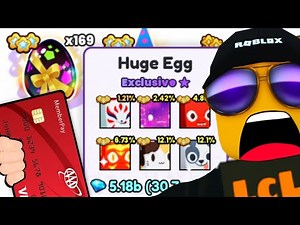 i HATCHED 172 HUGES in Pets GO...