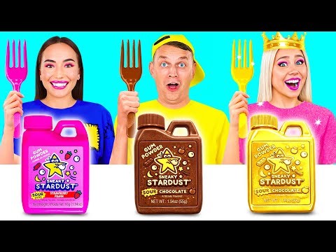 Rich vs Broke vs Giga Rich Food Challenge | Funny Situations by Crazy DO