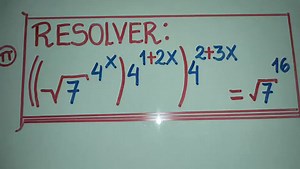 #Exponentes #Potenciación ✅ Ecuación exponencial ✍️Para resolver esta Ecuación exponencial solo es necesario emplear de forma adecuada teoremas de Potenciación. 📝Recuerda : 🔺Si x^m = x^n ➡️ m = n Matemáticas y Ciencias © 2024 | Matemáticas y Ciencias