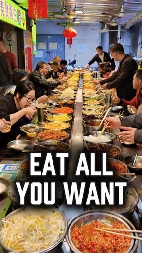 Cheap and complete all-you-can-take meal #shorts