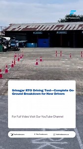 Srinagar RTO Driving Test—Complete On-Ground Breakdown for New Drivers. For Full Video Visit Our Youtube Channel- (link in bio) #rtosrinagar #drivingtest #learninglicense #licensetocreate #license #kashmirtransport | The Freelancer