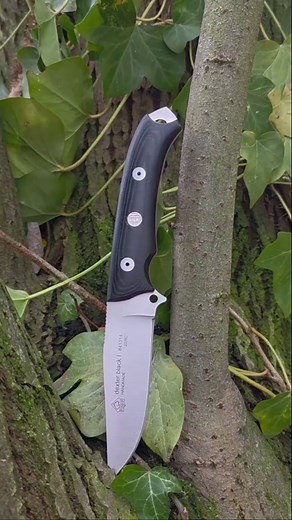 The PUMA IP Dexter in black micarta our outdoortool Allrounder #camping #relax #asmr #outdoorlife