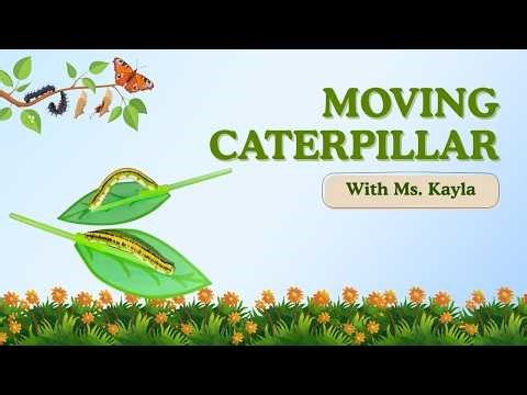 Moving Caterpillar STEM Craft for kids