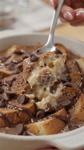 Chocolate Bread Pudding Recipe | Easy & Creamy Dessert in Minutes | #shorts
