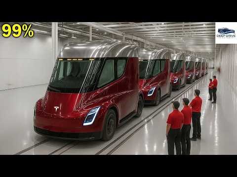 TESLA SEMI FINALLY REFRESH: ELON MUSK SHOCKED BY NEW PAYLOAD & AMAZING 2026 FSD DESIGN!