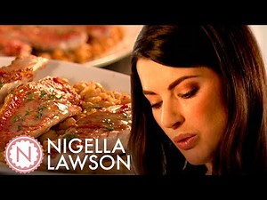Nigella Lawson's Red Mullet with Chickpeas, Chilli, Garlic and Thyme | Nigella Bites