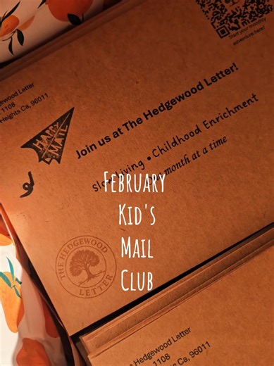 Only 2 days left to join February’s Hedgewood Letter 🌿 This is a kids mail club for families who want slower days, deeper connection, and meaningful learning that follows the seasons. The Hedgewood Letter is a monthly snail mail experience for kids. Every letter is thoughtfully created around nature, learning, and joy. Not screens. Not noise. Just something real your child can hold, explore, and return to again and again. Reminds me of what we experienced in the 90s growing up with wrong out ma