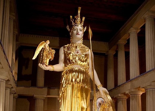 Monumental Statue of Athena Parthenos Once Graced Acropolis - GreekReporter.com