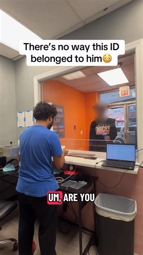 CellCashr - Sell Electronics for Cash on Instagram: "He brought in an ID that clearly wasn’t his😳 #pawnshop #id #sketchy"