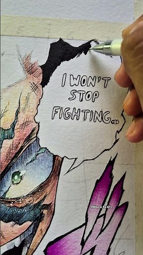 Deku pen Drawing using only one pen from my hero academia #art #deku #MHA #pen #drawing #anime