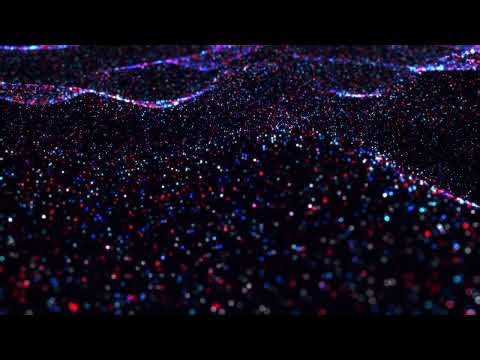 Cyber Data Waves 4K 🌊 2 Hours Blue Red White Animation Background