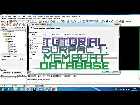 TUTORIAL SURPAC 1 : MEMBUAT DATABASE (studi kasus nikel)
