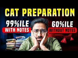 CAT Exam Self Preparation Notes | Save Revision Time with proper notes