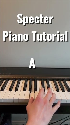 Specter Piano Tutorial #badomens #pianotutorial