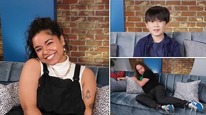 A magician, a singer, and a comedian walk onto the AGT stage... Get to know how The Amazing Shoji, Brooke Simpson, and Josh Blue Comedy were feeling about their auditions. | America's Got Talent