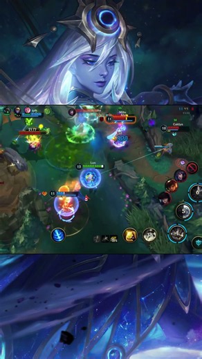 CRAZY DAMAGE !! COSMIC LUX MONTAGE #leagueoflegends #wildrift #lux