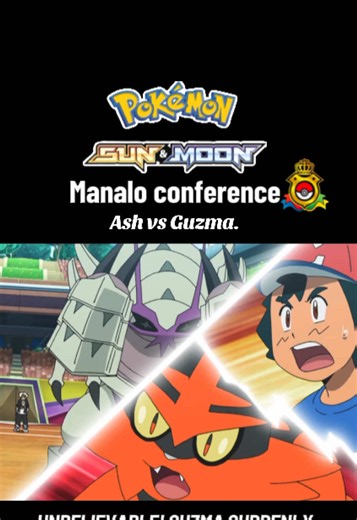 [ Pokemon Sun&Moon☀️🌑 ]-Alola league Championship. || Ash vs Guzma. PT 1. ||-#Pokemonanime #Pokemonsunandmoon #Alola #Pokemontiktok #aaronlucario05