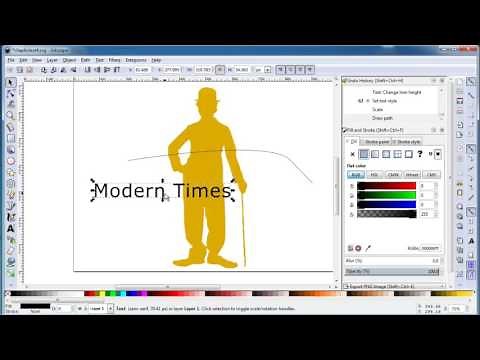 Inkscape Adding Text