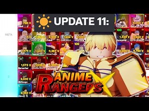 ANIME RANGERS X UPDATE 11 UNITS TIER LIST (Best Units & Meta Units)! ANIME RANGERS X ROBLOX