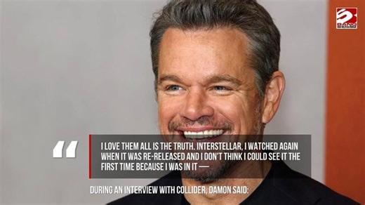 Matt Damon reveals Interstellar left him ‘sobbing’