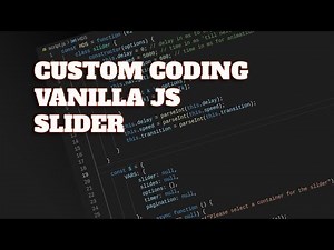 Making a Vanilla JS Slider - Fast and Easy!